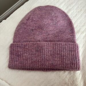 LOFT Cozy Purple Knit Beanie